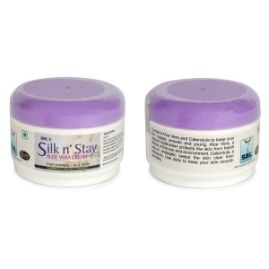 Silk n' Stay Aloevera Cream (For Normal and Oily Skin) Jar