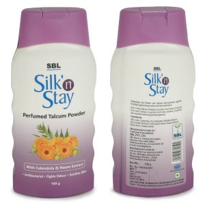 Silk n' Stay Perfumed Talcum Powder