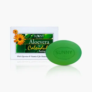Aloevera+Calendula Bathing Bar - 75 Gms
