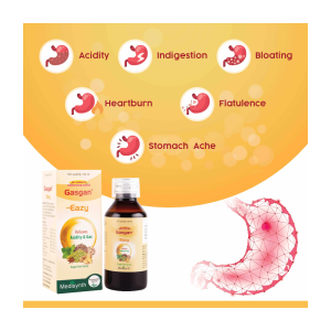 Gasgan Eazy Sugar Free Syrup | Best Homeopathic Medicine for Gastric Problems, Acidity & Gas
