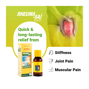 Rheumasaj Deep Action Oil | Get Relief for Muscle Pain, Joint Pain, Swelling, and Stiffness
